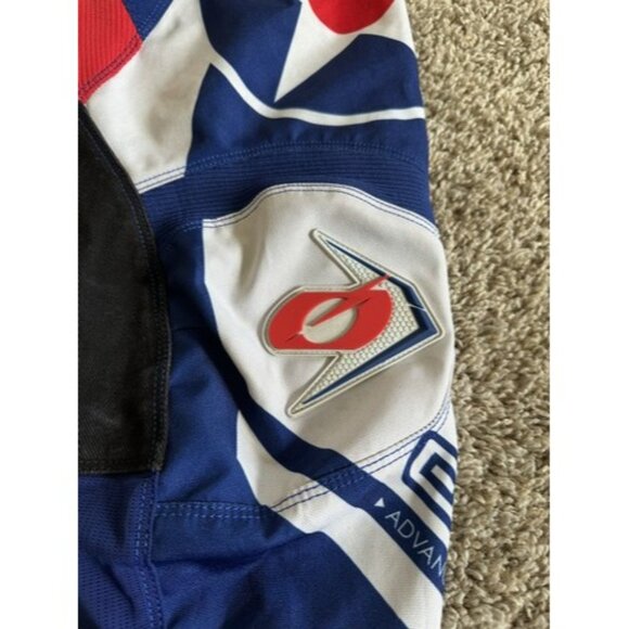 O'NEAL Element Red White Blue War Hawk 1970 Racing Motocross Pant Youth 8-10 - Picture 2 of 12